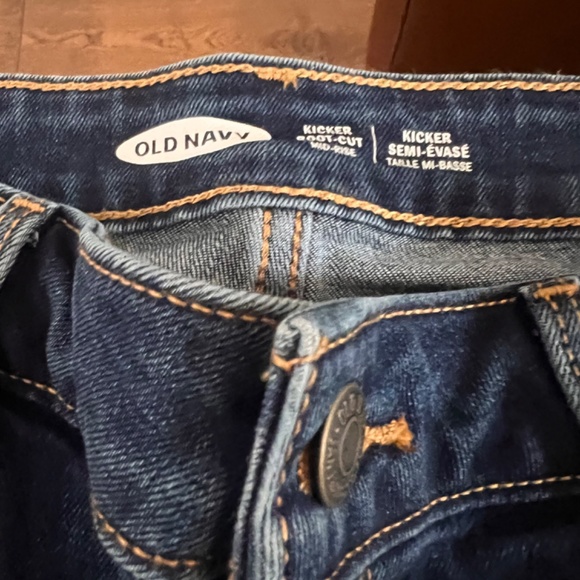 Old Navy kicker boot cut jeans size 12 - Picture 4 of 4